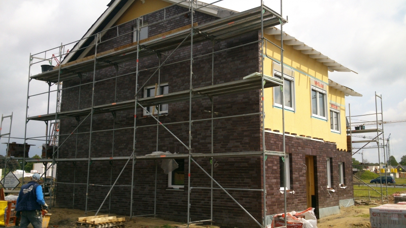 Doppelhaus in Holzrahmenbauweise