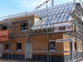 pelhaus - Satteldach aus Holzrahmenbauweise / Aufbau
