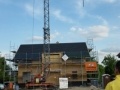 Einfamilienhaus in Holzrahmenbauweise/Dacheindeckung